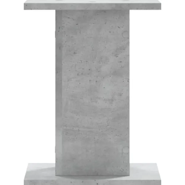 Sale plantestativer 2 stk. 30x30x40 cm konstrueret træ betongrå Plantestativer