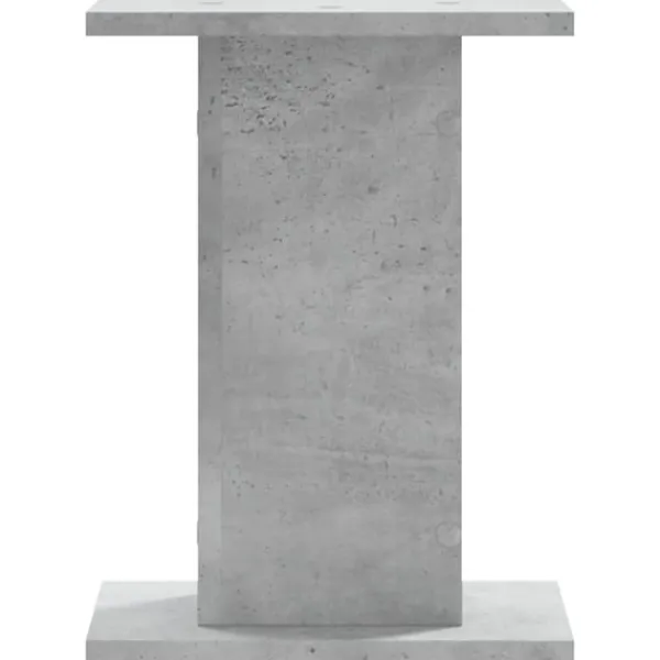 Sale plantestativer 2 stk. 30x30x40 cm konstrueret træ betongrå Plantestativer