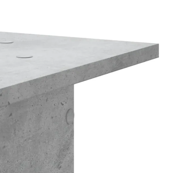 Sale plantestativer 2 stk. 30x30x40 cm konstrueret træ betongrå Plantestativer