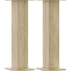 Clearance plantestativer 2 stk. 30x30x95 cm konstrueret træ sonoma-eg Plantestativer