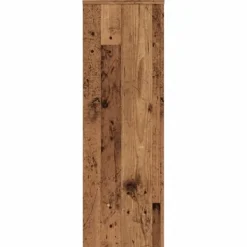 vidaXL Postkasser & Brevindkast^plantestativer 2 stk. 33x33x100 cm konstrueret træ antikt træ