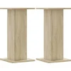 vidaXL Plantestativer^plantestativer 2 stk. 30x30x60 cm konstrueret træ sonoma-eg