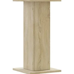 vidaXL Plantestativer^plantestativer 2 stk. 30x30x60 cm konstrueret træ sonoma-eg