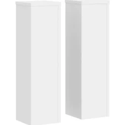 New Plantestativer 2 stk. 17x17x60 cm konstrueret træ hid Plantestativer