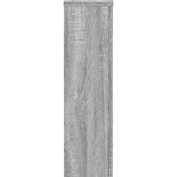 Clearance plantestativer 2 stk. 17x17x60 cm konstrueret træ grå sonoma-eg Plantestativer