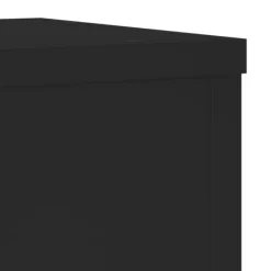 Best plantestativer 2 stk. 20x20x30 cm konstrueret træ sort Plantestativer