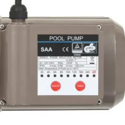 Hot poolpumpe med timer 0,25 HK 8000 l/t. sort - Pool & spa – filtre Pool- & Spatilbehør