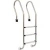 vidaXL Pool- & Spatilbehør^poolstige 3 trin rustfrit stål 304 120 cm - Poolstiger