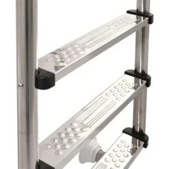 vidaXL Pool- & Spatilbehør^poolstige 3 trin rustfrit stål 304 120 cm - Poolstiger