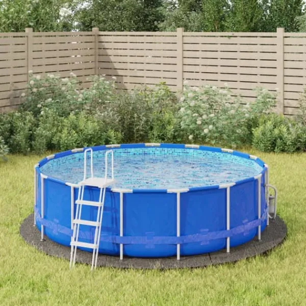 Hot poolunderlag Ø366 cm polyester-geotekstil lysegrå - Poolovertræk Pool- & Spatilbehør