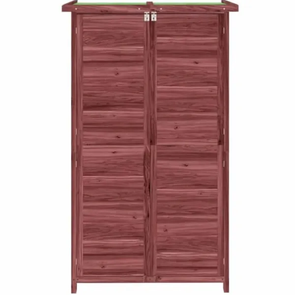 Clearance redskabsskur til haven 83x57x140 cm massivt fyrretræ mokkafarve - Skure & Redskabsskure Skure, Garager & Carports
