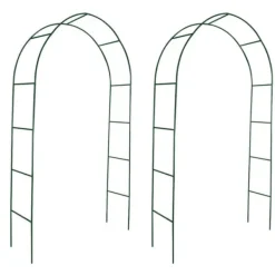 vidaXL Buer, Spalier, Lysthuse Uden Tag^rosenbue 2 stk. til klatreplanter - Havebuer, espalierer & pergolaer