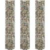 Discount rundt gabion-havebede 3 stk. Ø30x150 cm galvaniseret stål - Plantekrukker Krukker & Plantebeholdere