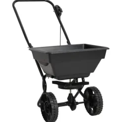 vidaXL Snerydning^saltspreder strøvogn PVC og stål 92 x 46 x 70 cm 15 l
