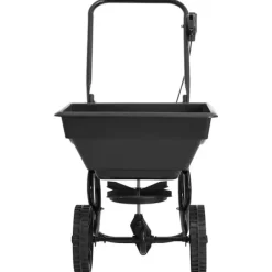 vidaXL Snerydning^saltspreder strøvogn PVC og stål 92 x 46 x 70 cm 15 l
