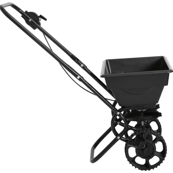 vidaXL Snerydning^saltspreder strøvogn PVC og stål 92 x 46 x 70 cm 15 l