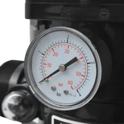 vidaXL Pool- & Spatilbehør^sandfilter til pool multiventil med 6 indstillinger blå 460 mm
