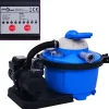 vidaXL Pool- & Spatilbehør^sandfilterpumpe med timer 450 W 25 l