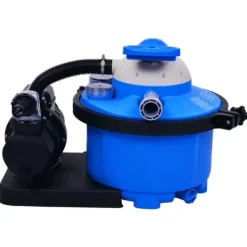 vidaXL Pool- & Spatilbehør^sandfilterpumpe med timer 450 W 25 l