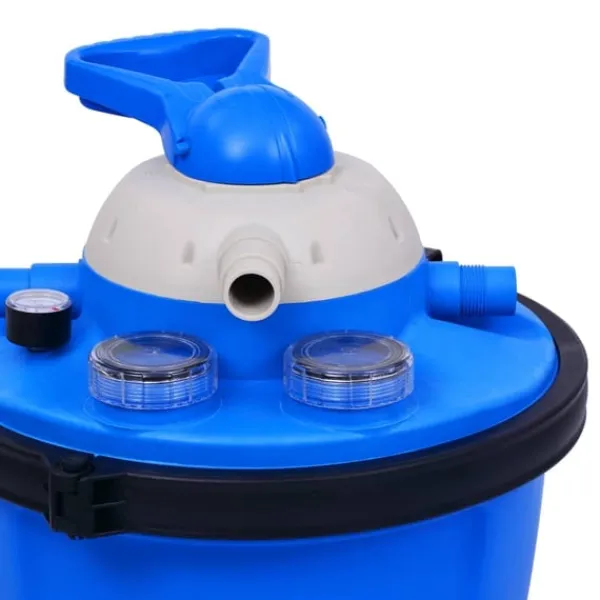 vidaXL Pool- & Spatilbehør^sandfilterpumpe med timer 450 W 25 l