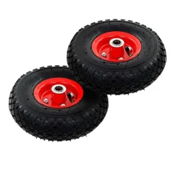 New sækkevognshjul 2 stk gummi 3.00-4 (245x82) Haveværktøj