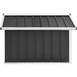 vidaXL Skure, Garager & Carports^skur til robotplæneklipper 92x97x63 cm galvaniseret stål grå - Skure & Redskabsskure
