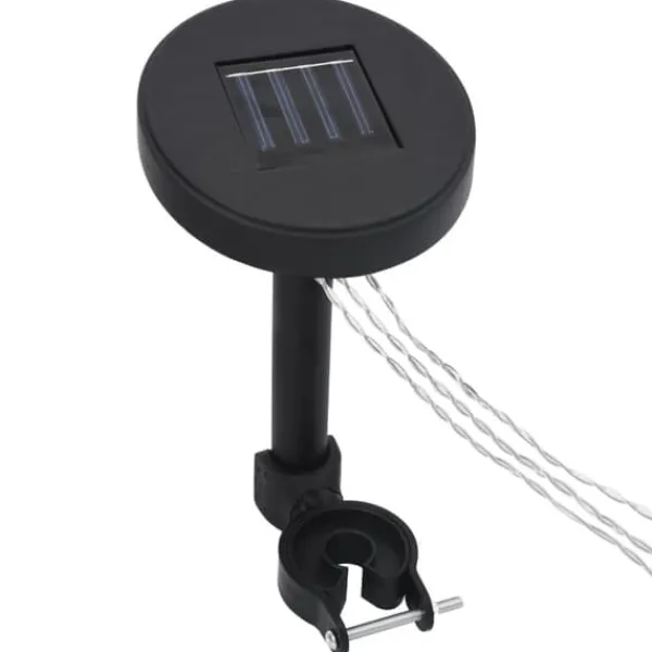 New soldrevet LED-lyskæde med solpanel - Festtelte & havepavilloner – tilbehør Telte & Lysthuse