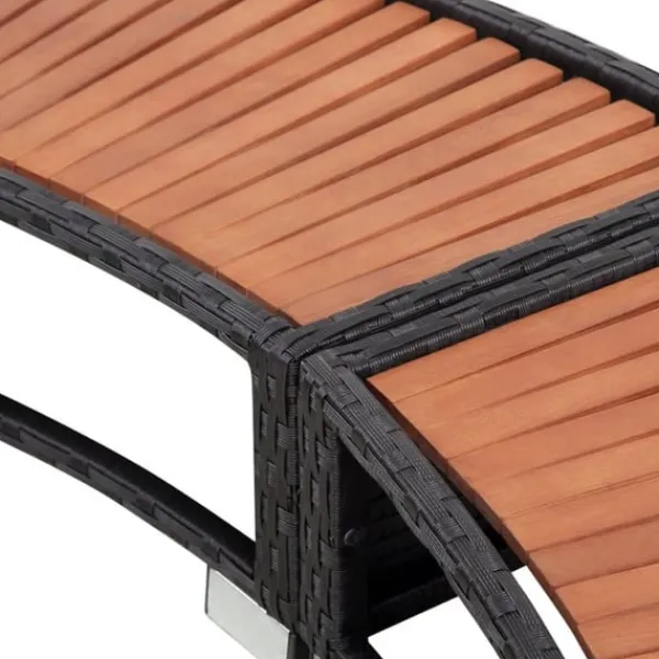 Hot spakant polyrattan sort Spa & Udendørsbad