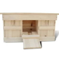 Hot spurvehuse 2 stk. træ 44 x 15,5 x 21,5 cm - Fuglehuse Til Fugle & Småvildt