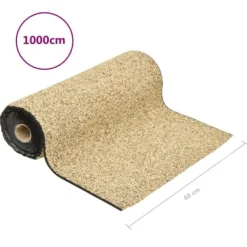 Clearance stenfolie 1000x60 cm naturligt sand - Fontæner & havedamme – tilbehør Springvand & Damme