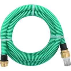 vidaXL Vanding^sugeslange med messingkoblinger 1,1" 20 m PVC grøn - Haveslanger
