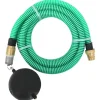 Hot sugeslange med messingkoblinger 1,1" 20 m PVC grøn - Haveslanger Vanding