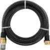 sugeslange med messingkoblinger 1,1" 15 m PVC sort - Haveslanger Vanding
