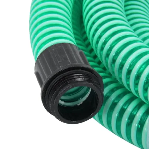 New sugeslange med messingkoblinger 1,1" 7 m PVC grøn - Haveslanger Vanding