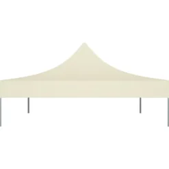 vidaXL Telte & Lysthuse^tag til festtelt 4x3 m 270 g/m² cremefarvet - Festtelte & havepavilloner – tage