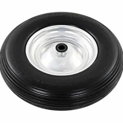 Outlet trillebørshjul med aksel 2 stk. massivt PU 4.00-8 390 mm Haveværktøj