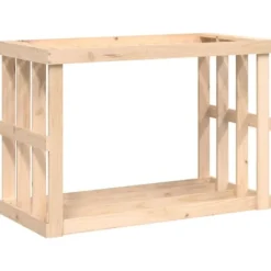 vidaXL Tilbehør Til Brændeovne & Pejse^udendørs brændestativ 108x52x74 cm massivt fyrretræ - Brændekurve