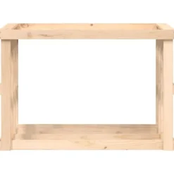 vidaXL Tilbehør Til Brændeovne & Pejse^udendørs brændestativ 108x52x74 cm massivt fyrretræ - Brændekurve