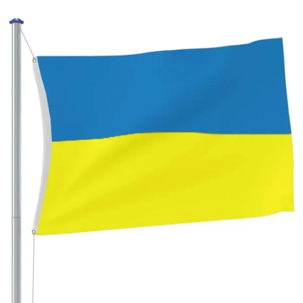 New Ukraine flag med messingøjer 90x150 cm Flag & Vindposer