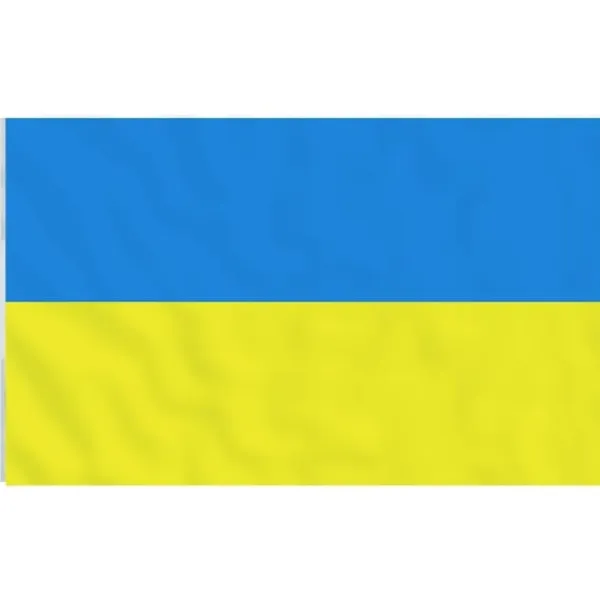 vidaXL Flag & Vindposer^Ukraine flag og flagstang 6,23 m aluminium