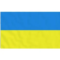 vidaXL Flag & Vindposer^Ukraine flag og flagstang 5,55 m aluminium