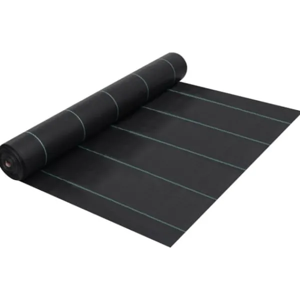 vidaXL Haveduge^ukrudtsdug 1x10 m PP mat sort - Ukrudtsduge