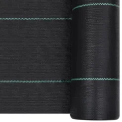 vidaXL Haveduge^ukrudtsdug 1x10 m PP mat sort - Ukrudtsduge