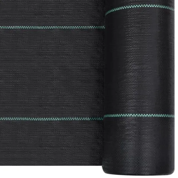 vidaXL Haveduge^ukrudtsdug 1x10 m PP mat sort - Ukrudtsduge