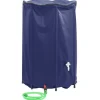 vidaXL Regntønder^vandtank med hane sammenfoldelig 1000 l PVC - Vandingsartikler