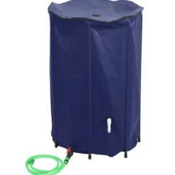 vidaXL Regntønder^vandtank med hane sammenfoldelig 1000 l PVC - Vandingsartikler