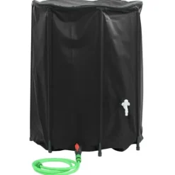 vidaXL Regntønder^vandtank med hane sammenfoldelig 750 l PVC - Vandingsartikler