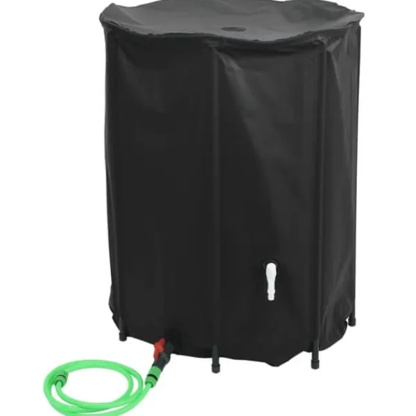 vidaXL Regntønder^vandtank med hane sammenfoldelig 750 l PVC - Vandingsartikler