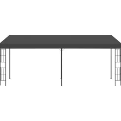Best vægmonteret pavillon 3x6 m stof antracitgrå - Festtelte & havepavilloner Telte & Lysthuse