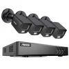 Outlet Videoovervågningssystem, 8CH, 5MP opløsning, 30m kabel længde,2T, 8CH DVR 4Pcs Kits-b Sikkerhedsmonitorer & Videokameraer